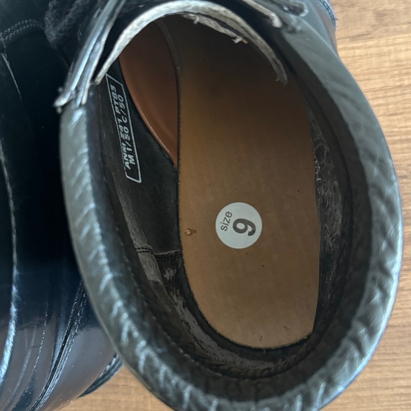 Vintage 1960’s Mason Chippewa Black Leather Steel Toe Boots Men’s Size 9 D - Picture 6 of 8